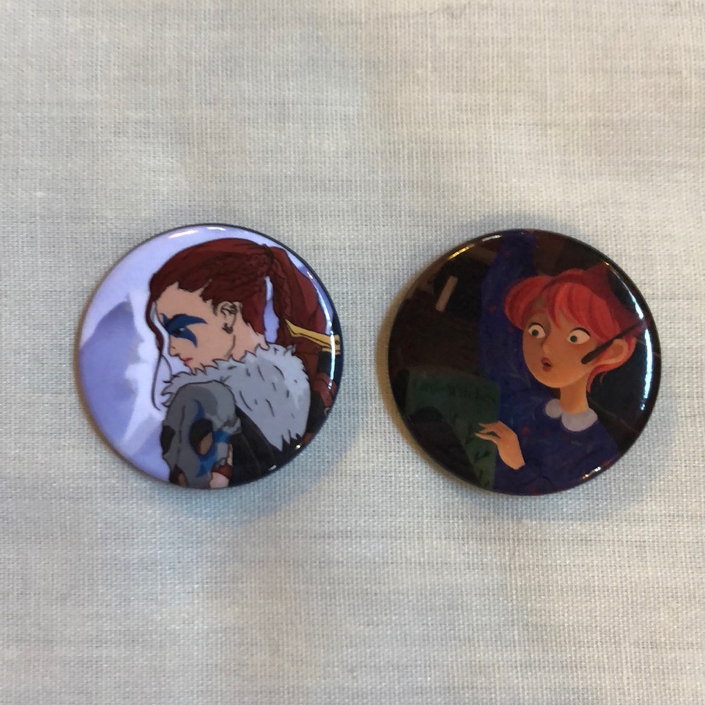 Assorted Button Style Pins - Picture 6 of 6